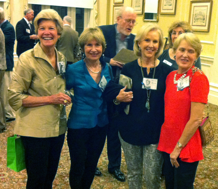 Mary Frances Perret OLeary, Pam Jackson Winton, Cecelia Wade Werber, and Leslie Watson Hill