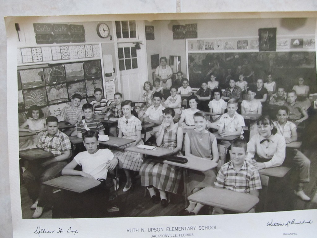 Mrs. Cox sixth grade class at Ruth N. Upson 57/58