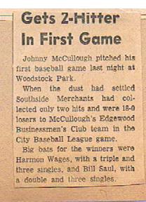 John McCullough pitches first game and wins
