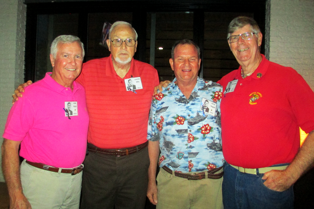 John Field, Lonnie Ellis, Gene Hagan, and Leland Upshaw  (photo by Gail Santini)